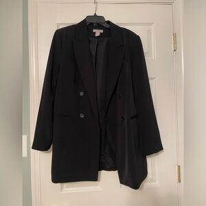 H&M Black Oversized Blazer